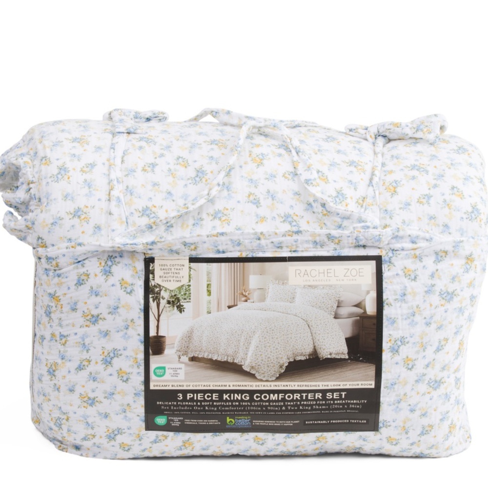 Rachel Zoe Floral Comforter Set